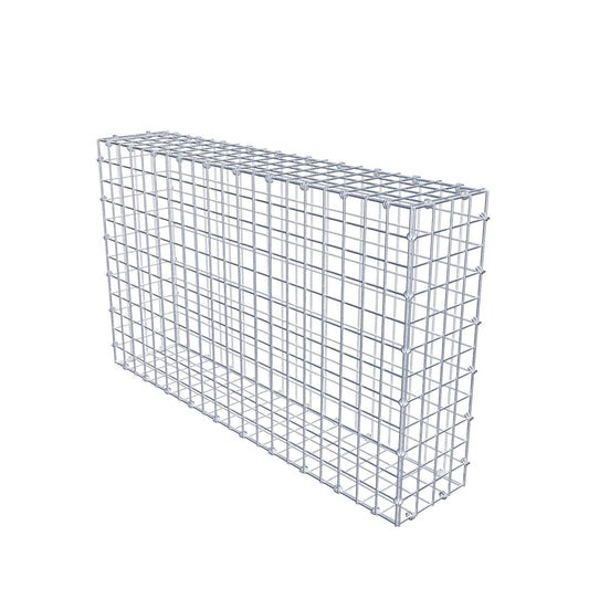 Gabbione 100 cm x 60 cm x 20 cm (L x H x P), maglia 5 x 5 cm, anello a spirale