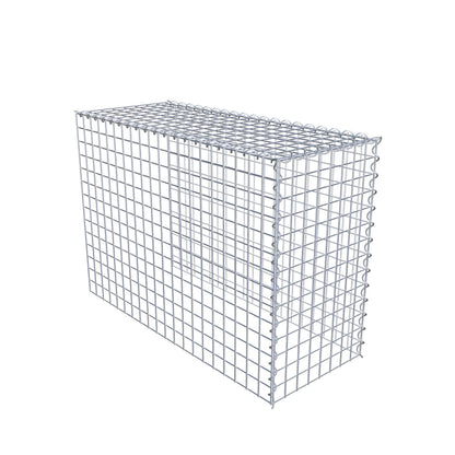 Gabbione aggiuntivo tipo 4 100 cm x 70 cm x 40 cm (L x H x P), dimensione maglia 5 cm x 5 cm, a spirale