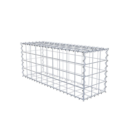 Gabbione 100 cm x 40 cm x 30 cm (L x H x P), maglia 10 cm x 10 cm, spirale