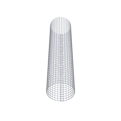 Colonna gabbionata rotonda 47 cm di diametro, 200 cm di altezza, maglia 5 cm x 5 cm