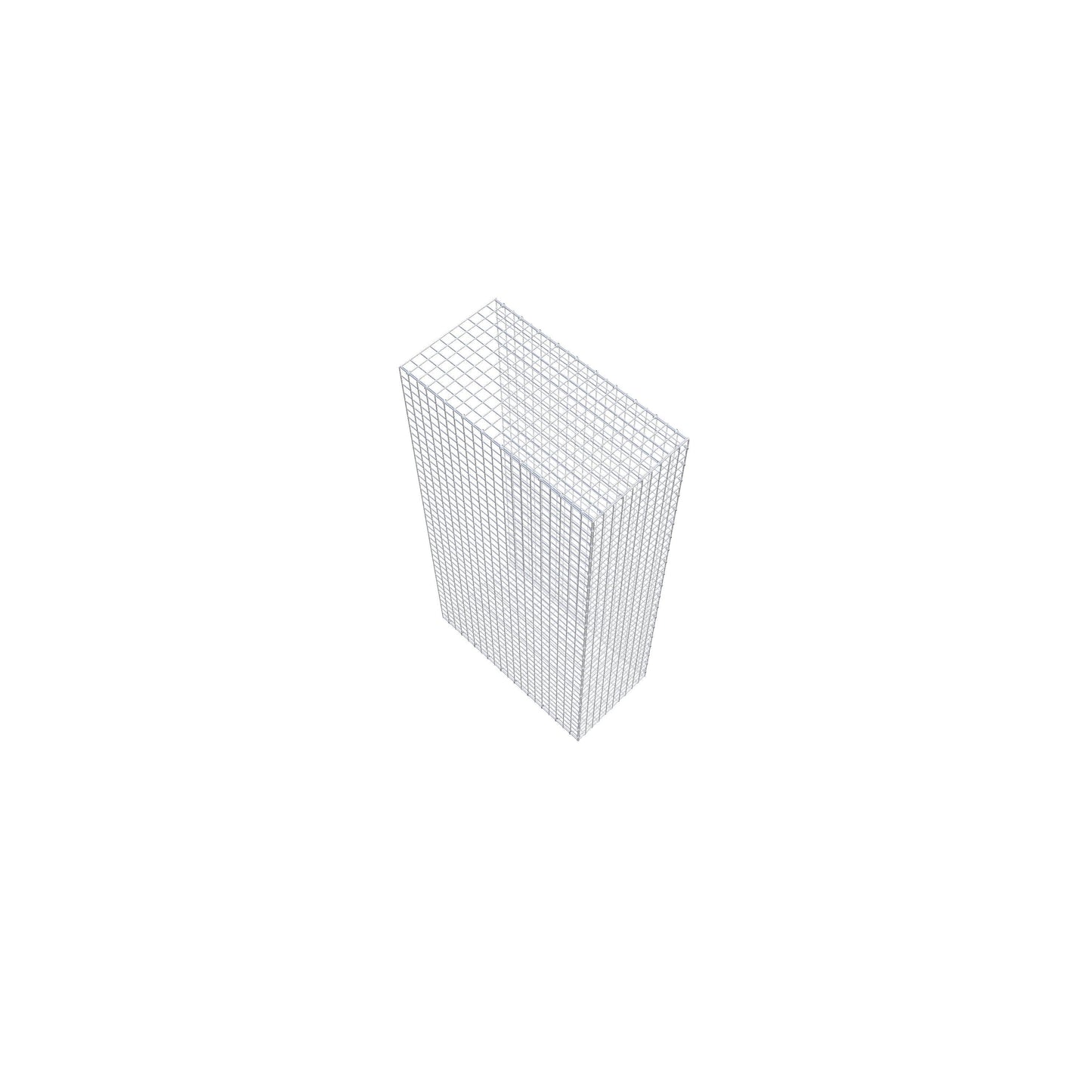 Gabbione fissabile tipo 2 200 cm x 100 cm x 50 cm (L x H x P), maglia 5 cm x 5 cm, anello a C