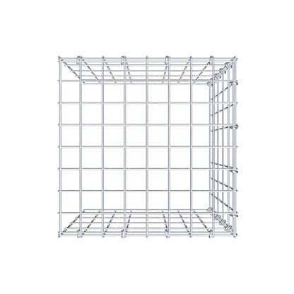 Fourche rapportée type 4 50 cm x 40 cm x 40 cm (L x H x P), mailles 5 cm x 10 cm, anneau C