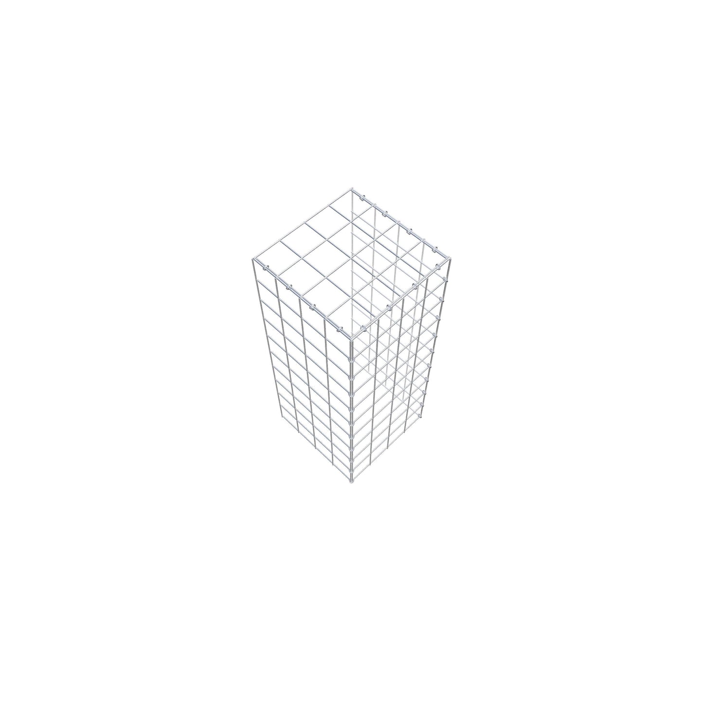 Anbaugabione Typ 4 100 cm x 40 cm x 40 cm (L x H x T), Maschenweite 10 cm x 10 cm, C-Ring