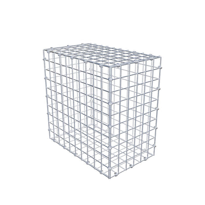 Gabbione 50 cm x 50 cm x 30 cm (L x H x P), maglia 5 x 5 cm, anello a spirale