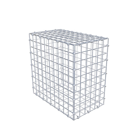 Gabbione 50 cm x 50 cm x 30 cm (L x H x P), maglia 5 x 5 cm, anello a spirale