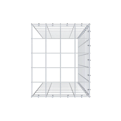 Fourche rapportée type 4 100 cm x 40 cm x 50 cm (L x H x P), mailles 10 cm x 10 cm, anneau C
