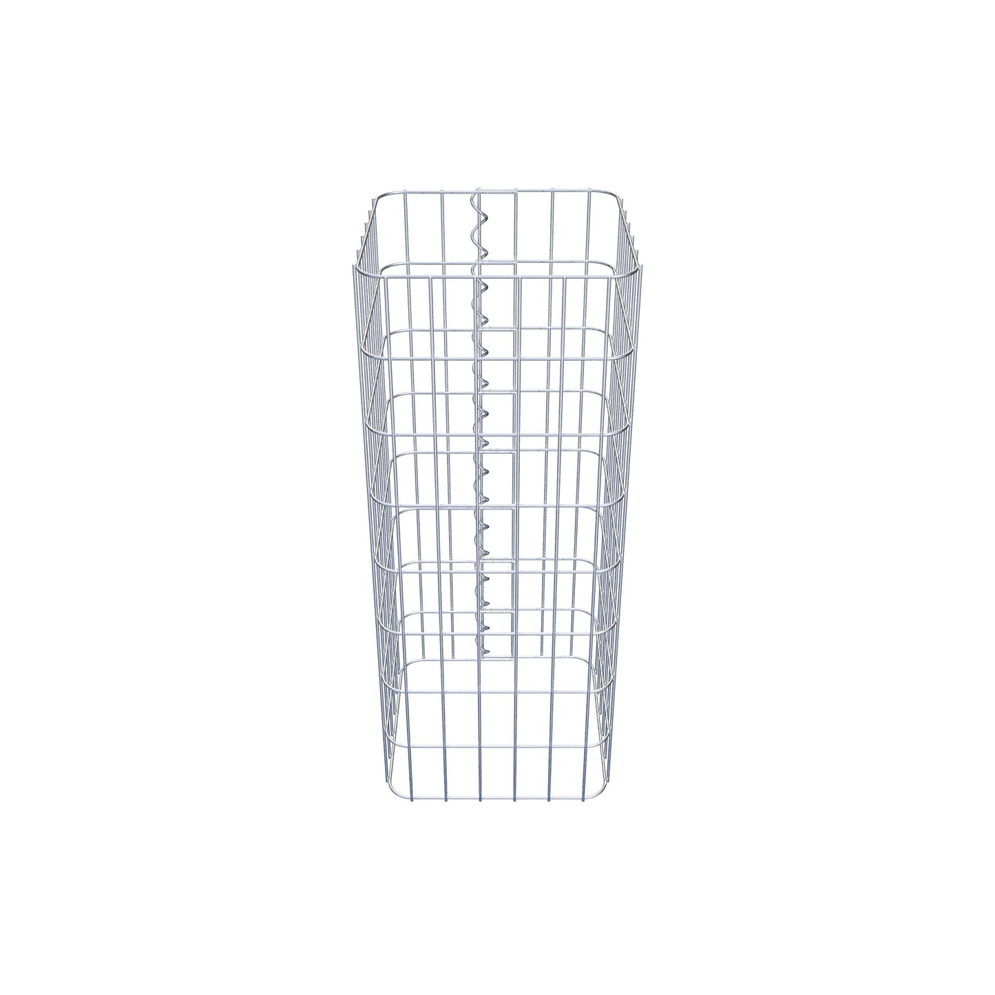 Gabionensäule eckig 32 cm x 32 cm, 80 cm Höhe, MW 5 cm x 10 cm