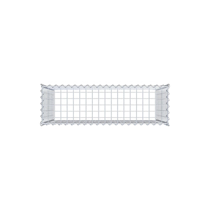 Gabbione aggiuntivo tipo 3 100 cm x 70 cm x 30 cm (L x H x P), dimensione maglia 5 cm x 5 cm, a spirale