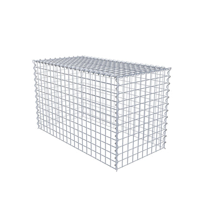 Anbaugabione Typ 3 100 cm x 60 cm x 50 cm (L x H x T), Maschenweite 5 cm x 5 cm, Spirale