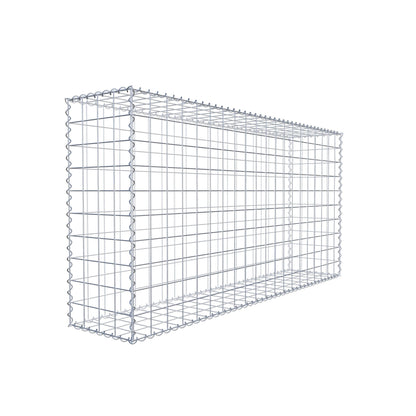 Gabione 200 cm x 100 cm x 40 cm (L x H x T), Maschenweite 10 cm x 10 cm, Spirale