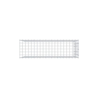Gabbione aggiuntivo tipo 4 100 cm x 60 cm x 30 cm (L x H x P), maglia 5 cm x 10 cm, anello a C