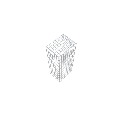 Anbaugabione Typ 4 100 cm x 30 cm x 40 cm (L x H x T), Maschenweite 5 cm x 10 cm, C-Ring