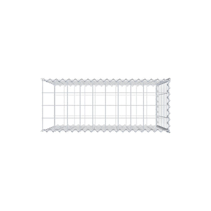 Gabion rapporté type 2 100 cm x 70 cm x 40 cm (L x H x P), mailles 10 cm x 10 cm, spirale