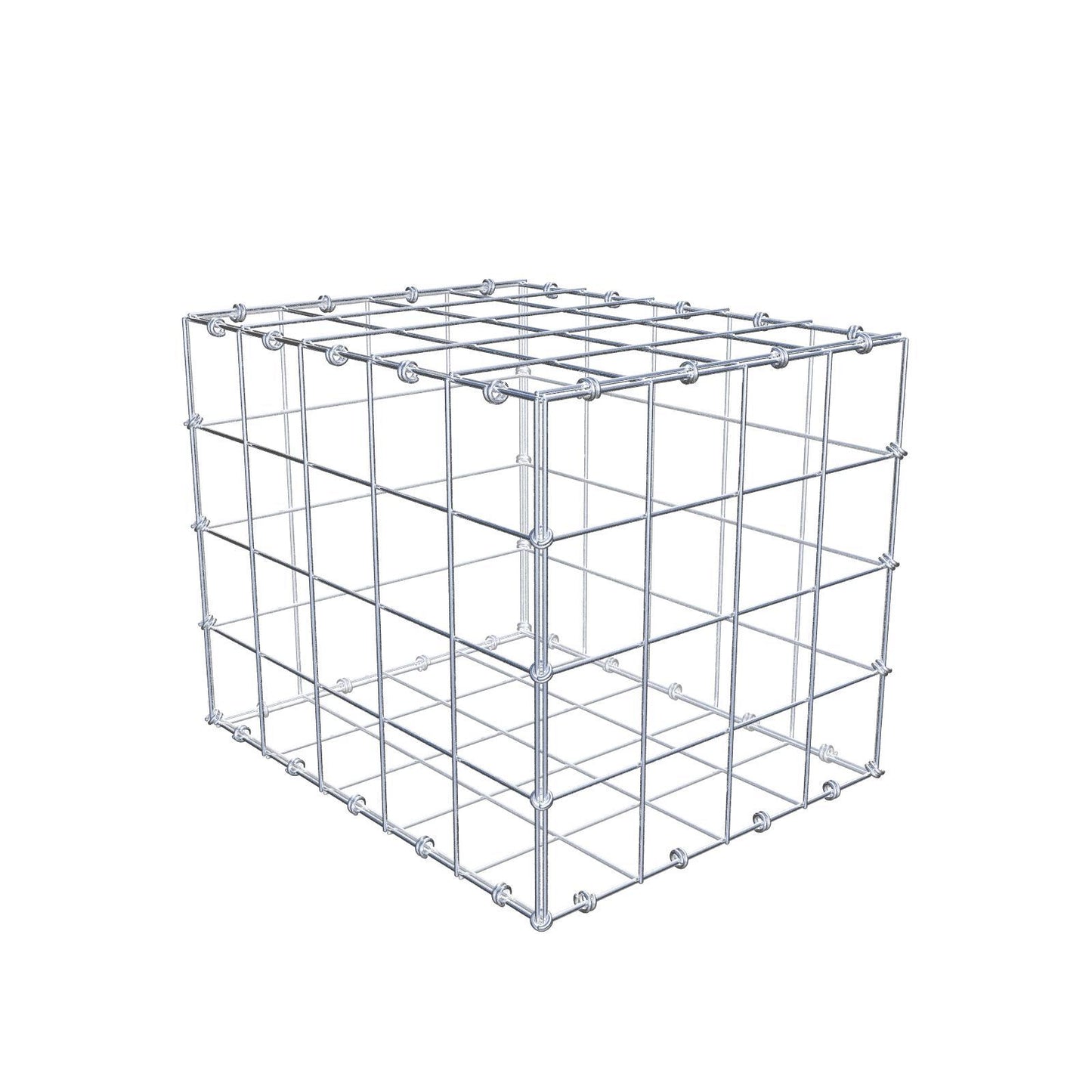 Gabion 50 cm x 40 cm x 40 cm (L x H x D), mesh size 10 x 10 cm, spiral ring