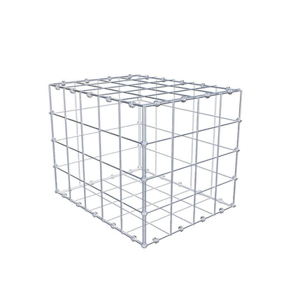 Gabion 50 cm x 40 cm x 40 cm (L x H x D), mesh size 10 x 10 cm, spiral ring