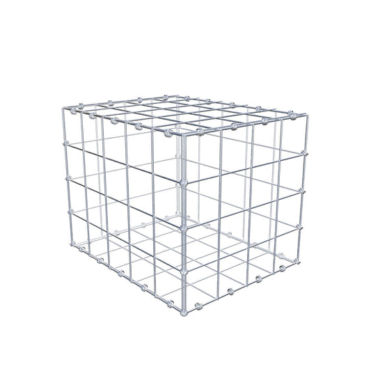 Gabion 50 cm x 40 cm x 40 cm (L x H x D), mesh size 10 x 10 cm, spiral ring