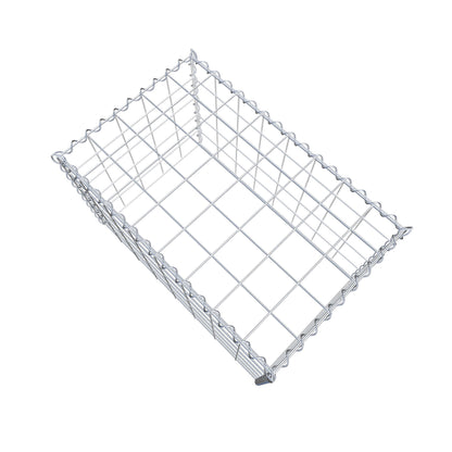 Anbaugabione Typ 3 80 cm x 50 cm x 50 cm (L x H x T), Maschenweite 10 cm x 10 cm, Spirale