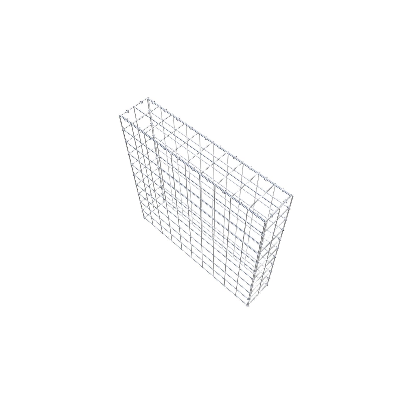 Gavión complementario de tipo 3 100 cm x 100 cm x 20 cm (L x A x P), malla 10 cm x 10 cm, anillo en C