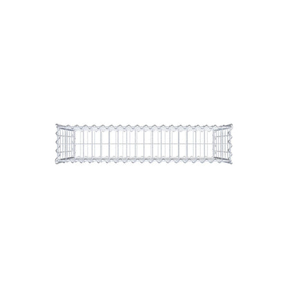 Schanskorf 100 cm x 70 cm x 20 cm (L x H x D), maaswijdte 5 cm x 10 cm, spiraalvormig