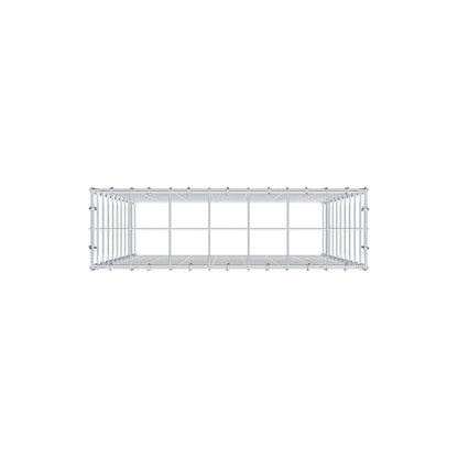 Gabbione aggiuntivo di tipo 3 100 cm x 70 cm x 20 cm (L x H x P), maglia 10 cm x 10 cm, anello a C
