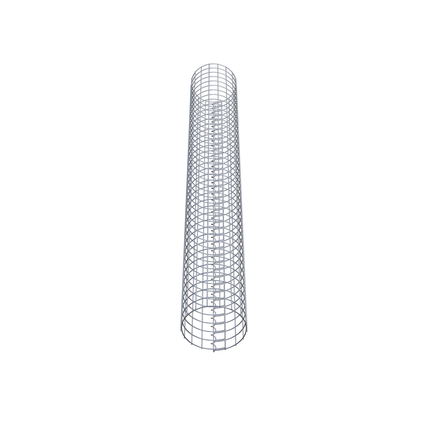 Gabionensäule rund 27 cm Durchmesser, 200 cm Höhe, Maschenweite 5 cm x 5 cm