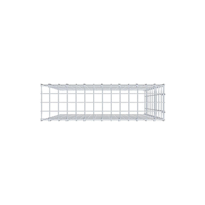 Gabbione aggiuntivo di tipo 4 100 cm x 70 cm x 20 cm (L x H x P), maglia 5 cm x 10 cm, anello a C