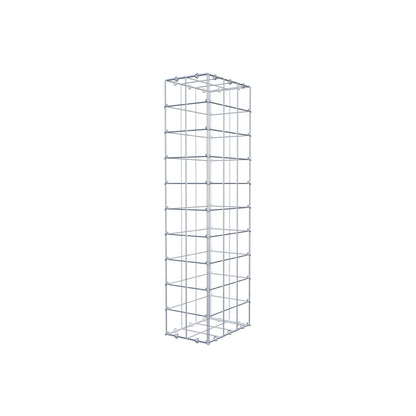 Gavión 100 cm x 30 cm x 20 cm (L x A x P), malla 10 cm x 10 cm, anillo en C
