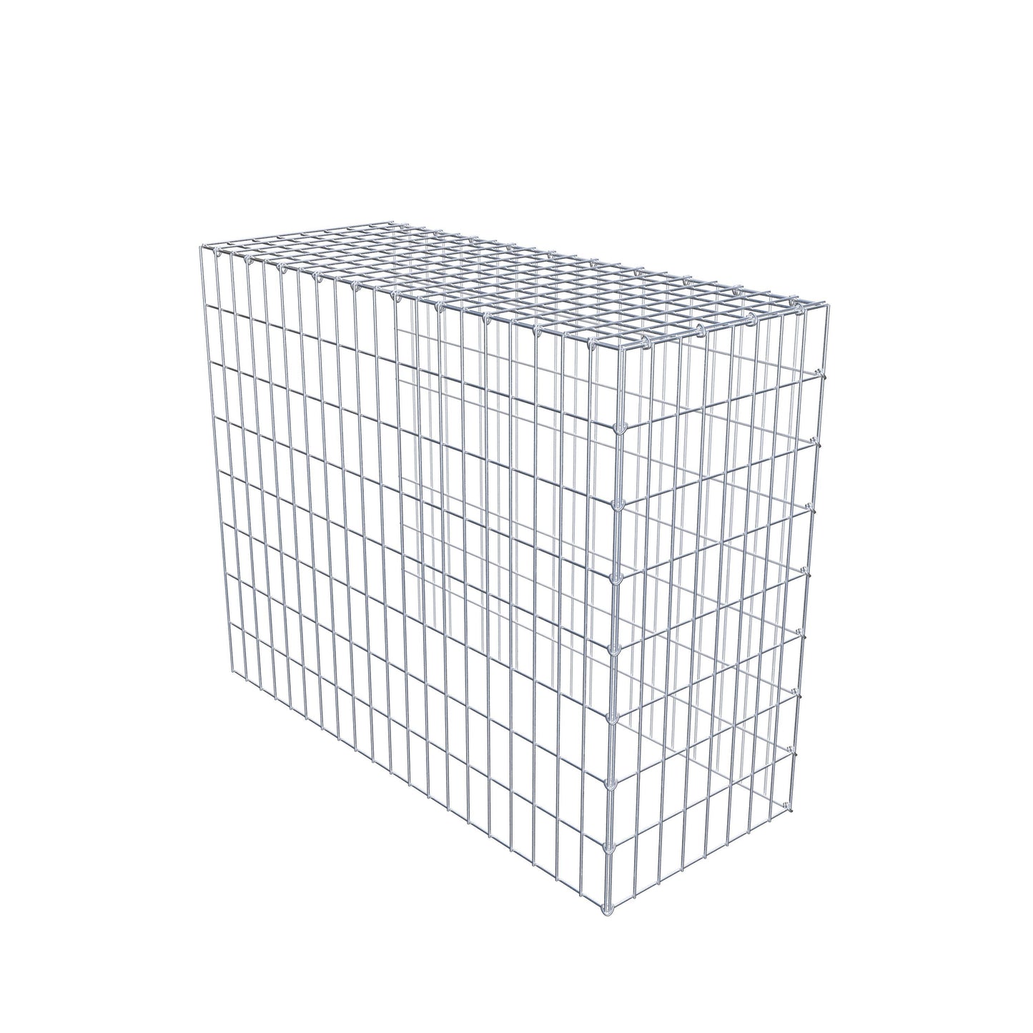 Gavión complementario de tipo 4 100 cm x 80 cm x 40 cm (L x A x P), malla 5 cm x 10 cm, anillo en C