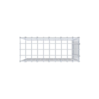 Anbaugabione Typ 4 50 cm x 50 cm x 20 cm (L x H x T), Maschenweite 5 cm x 5 cm, C-Ring