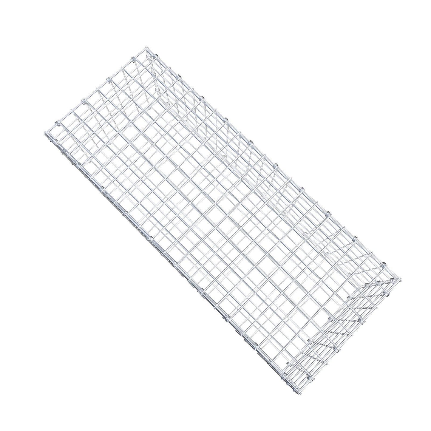 Schanskorf 100 cm x 30 cm x 40 cm (L x H x D), maaswijdte 5 x 5 cm, spiraalring