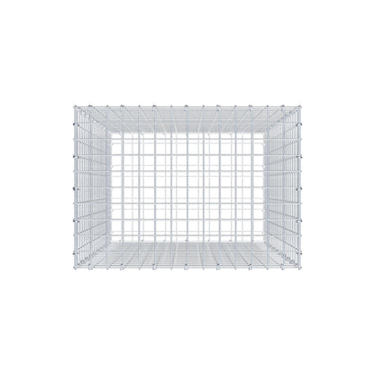 Schanskorf 100 cm x 70 cm x 50 cm (L x H x D), maaswijdte 5 cm x 5 cm, C-ring