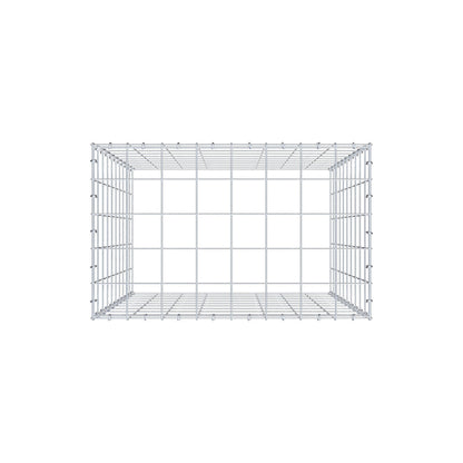 Anbaugabione Typ 3 100 cm x 80 cm x 50 cm (L x H x T), Maschenweite 10 cm x 10 cm, C-Ring