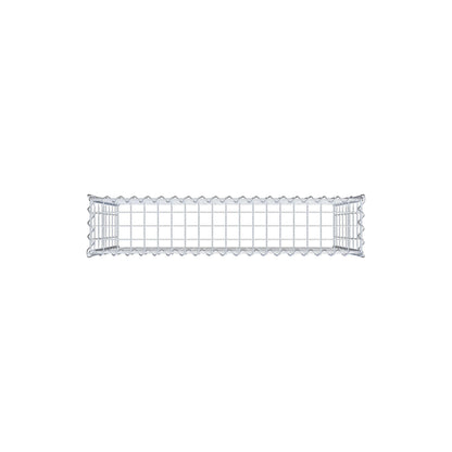 Gabbione aggiuntivo tipo 3 100 cm x 80 cm x 20 cm (L x H x P), dimensione maglia 5 cm x 10 cm, a spirale