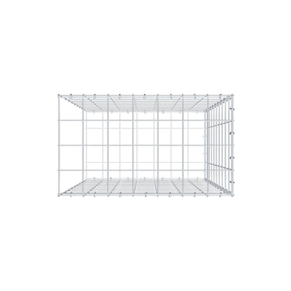 Anbaugabione Typ 2 100 cm x 70 cm x 40 cm (L x H x T), Maschenweite 10 cm x 10 cm, C-Ring