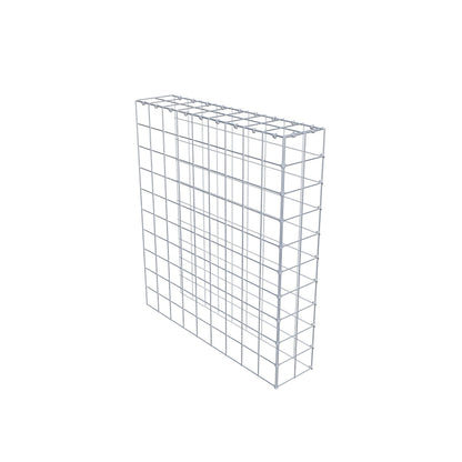 Mounted gabion type 4 100 cm x 90 cm x 20 cm (L x H x D), mesh size 10 cm x 10 cm, C-ring