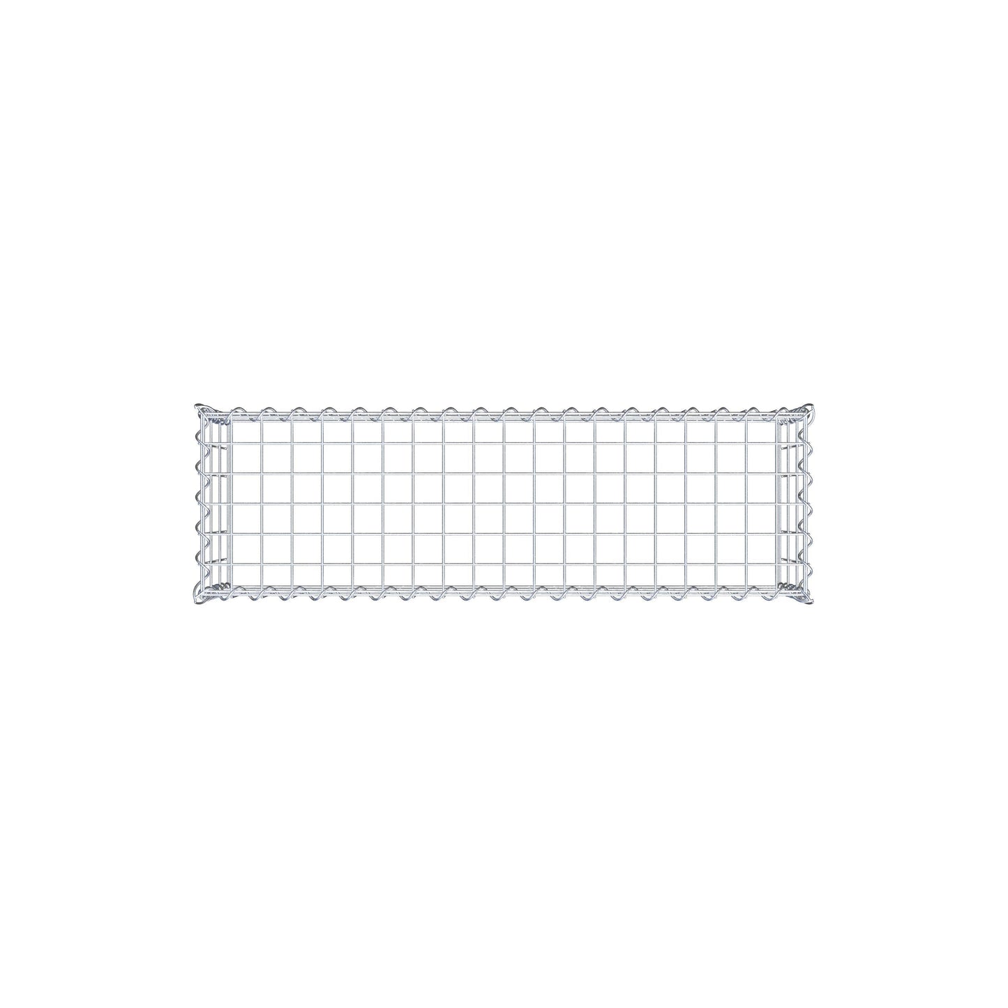 Gabbione aggiuntivo tipo 3 100 cm x 30 cm x 30 cm (L x A x P), maglia 5 cm x 10 cm, spirale