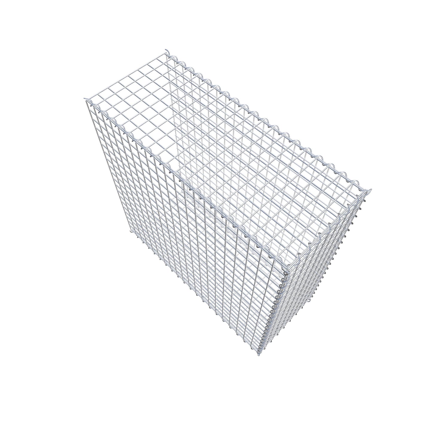 Gavión complementario tipo 2 100 cm x 100 cm x 40 cm (L x A x P), malla 5 cm x 5 cm, espiral