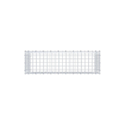 Gabbione 100 cm x 50 cm x 30 cm (L x H x P), maglia 5 x 5 cm, anello a spirale