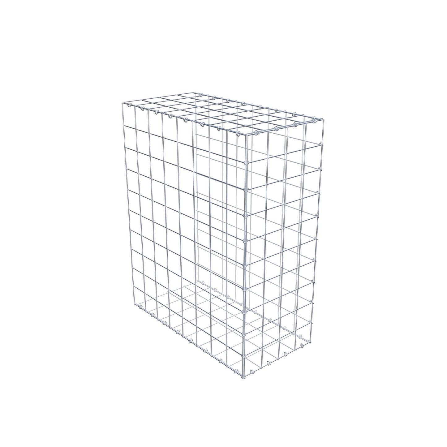 Anbaugabione Typ 2 100 cm x 80 cm x 40 cm (L x H x T), Maschenweite 10 cm x 10 cm, C-Ring