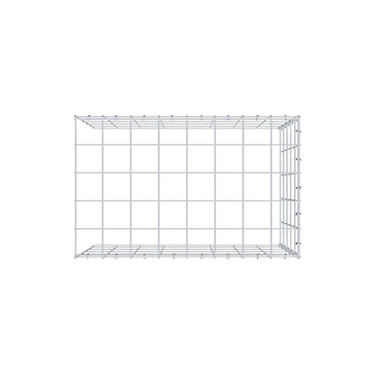 Fourche rapportée type 4 80 cm x 50 cm x 50 cm (L x H x P), mailles 10 cm x 10 cm, anneau C