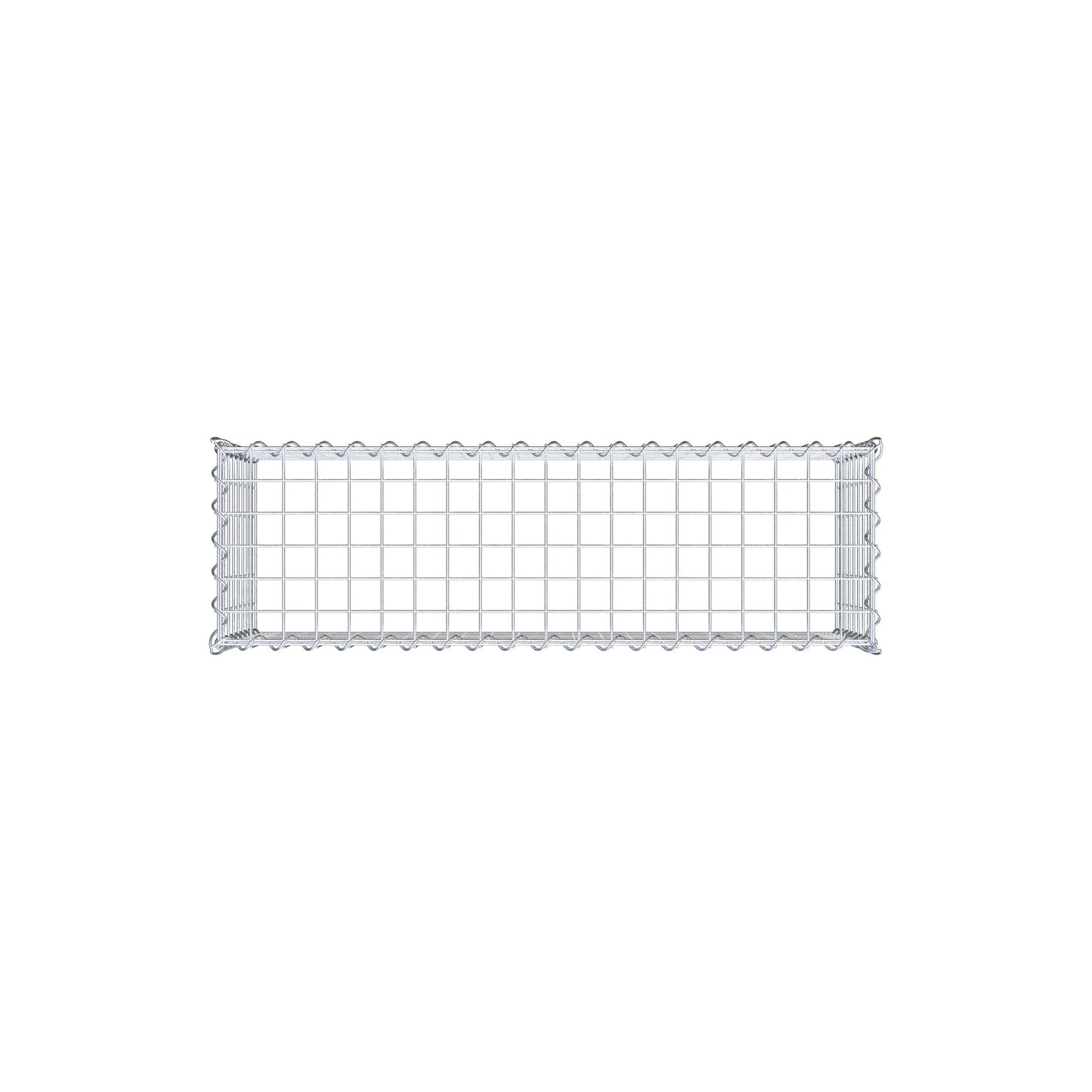 Anbaugabione Typ 3 100 cm x 40 cm x 30 cm (L x H x T), Maschenweite 5 cm x 5 cm, Spirale