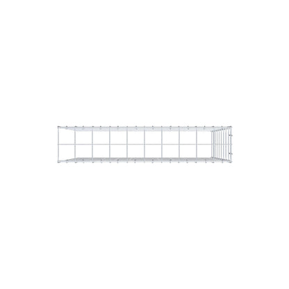 Mounted gabion type 4 100 cm x 90 cm x 20 cm (L x H x D), mesh size 10 cm x 10 cm, C-ring