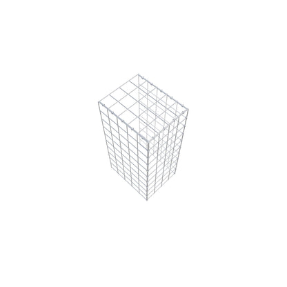 Anbaugabione Typ 4 100 cm x 50 cm x 40 cm (L x H x T), Maschenweite 10 cm x 10 cm, C-Ring