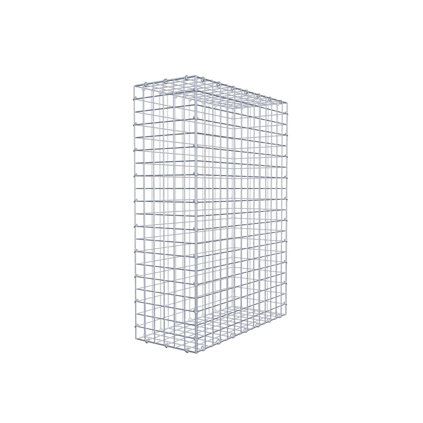 Gabbione 100 cm x 70 cm x 30 cm (L x H x P), maglia 5 cm x 5 cm, anello a C
