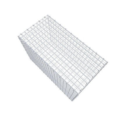 Gabbione 100 cm x 70 cm x 50 cm (L x H x P), maglia 5 x 5 cm, anello a spirale