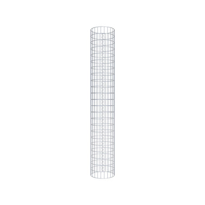 Gabion column around 37 cm diameter, 230 cm height, mesh size 5 cm x 10 cm