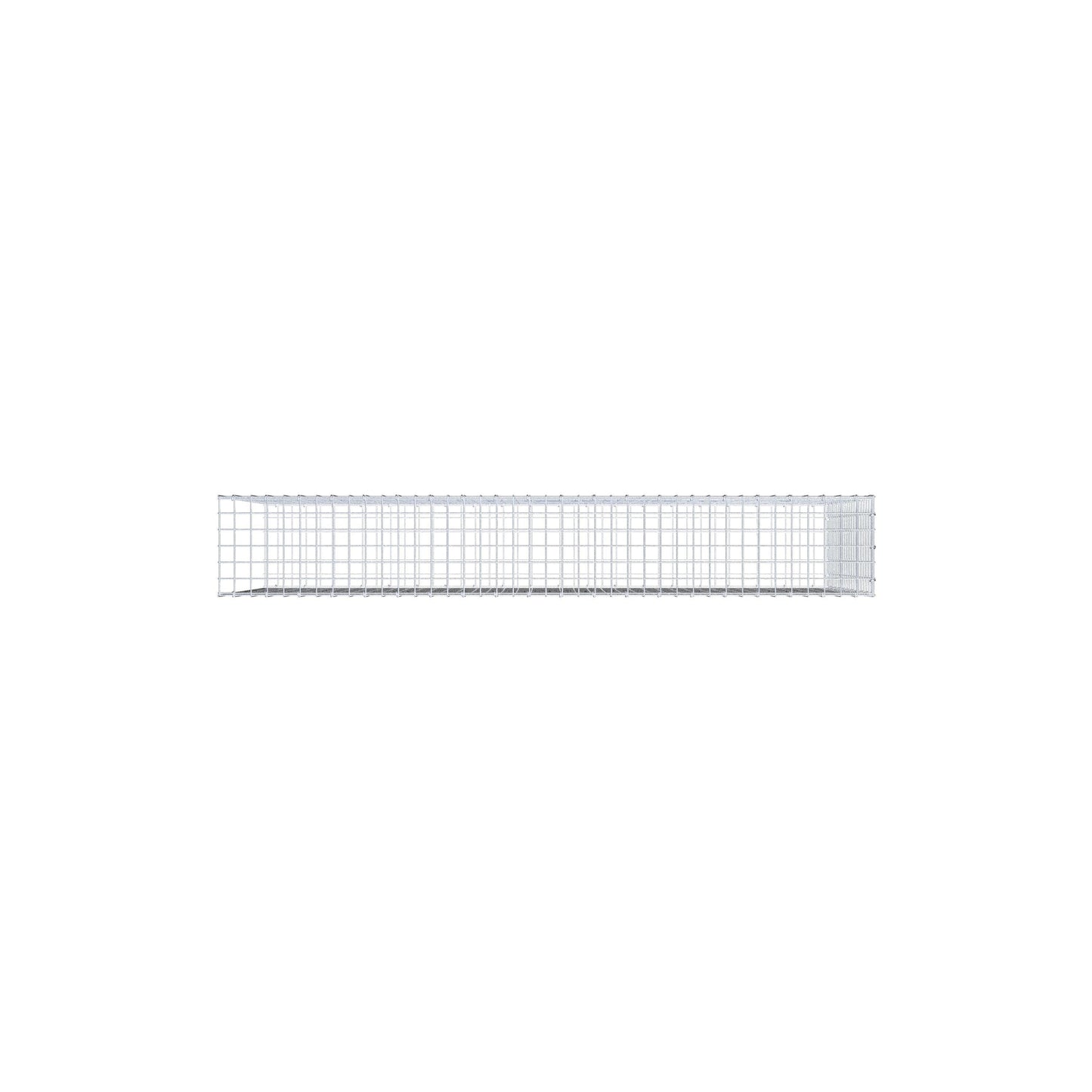 Mounted gabion type 2 200 cm x 100 cm x 30 cm (L x H x D), mesh size 5 cm x 5 cm, C-ring