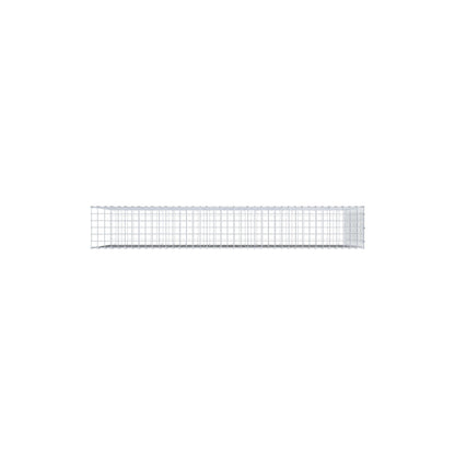 Mounted gabion type 2 200 cm x 100 cm x 30 cm (L x H x D), mesh size 5 cm x 5 cm, C-ring