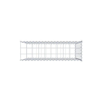 Aangegroeide schanskorf type 2 100 cm x 80 cm x 30 cm (L x H x D), maaswijdte 10 cm x 10 cm, spiraal