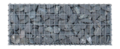 Lot de 2 gabions 100 cm x 40 cm x 30 cm (L x H x P), mailles 5 x 10 cm, spirale
